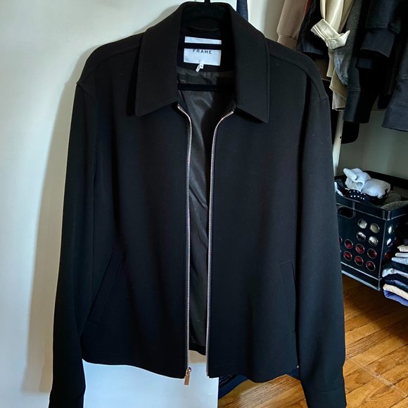 Frame Slim Fit Travel Jacket (Black) - Picture 1 of 2